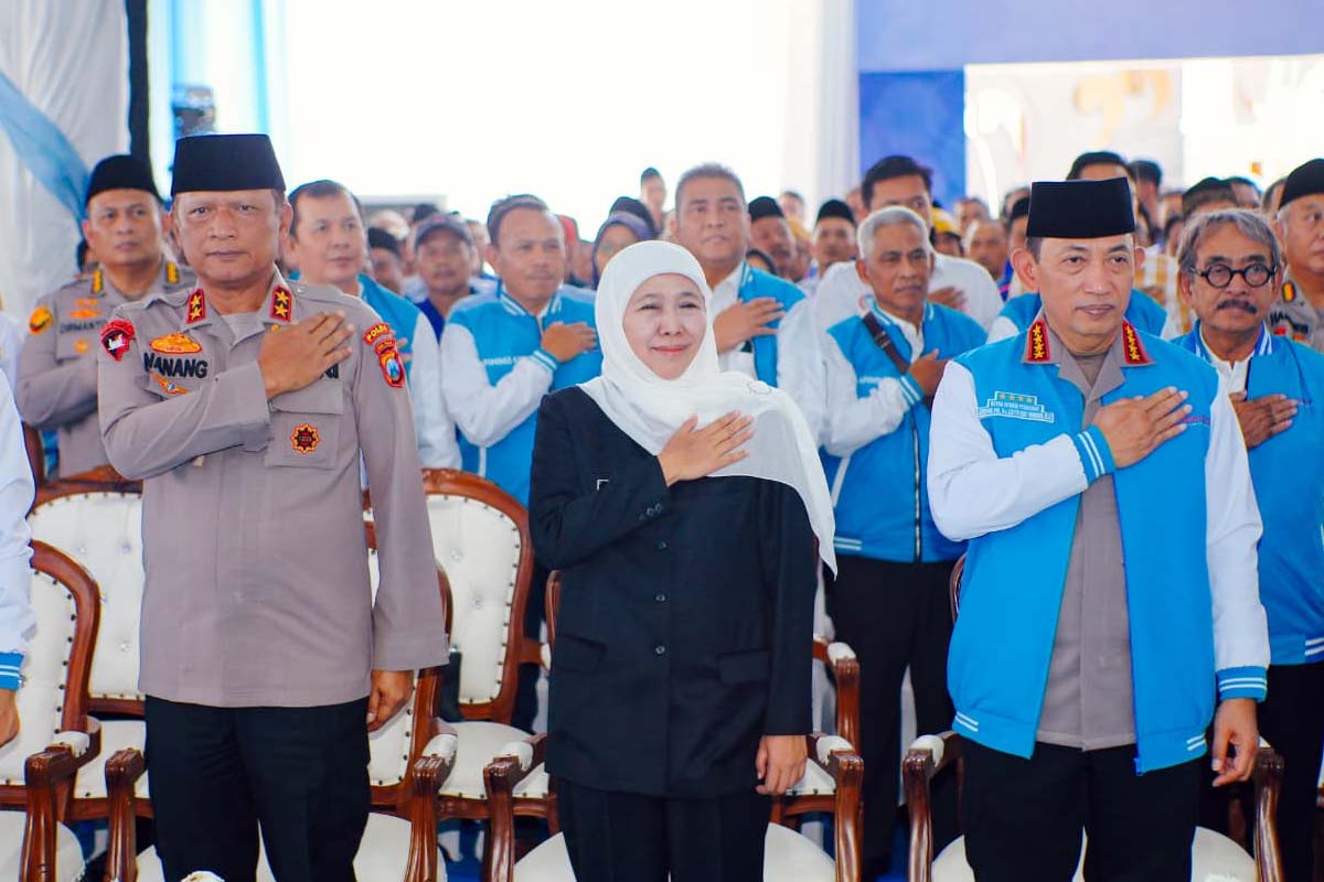 Khofifah dan Kapolri Bahas Harmoni Hubungan Industrial dan Kesejahteraan Buruh