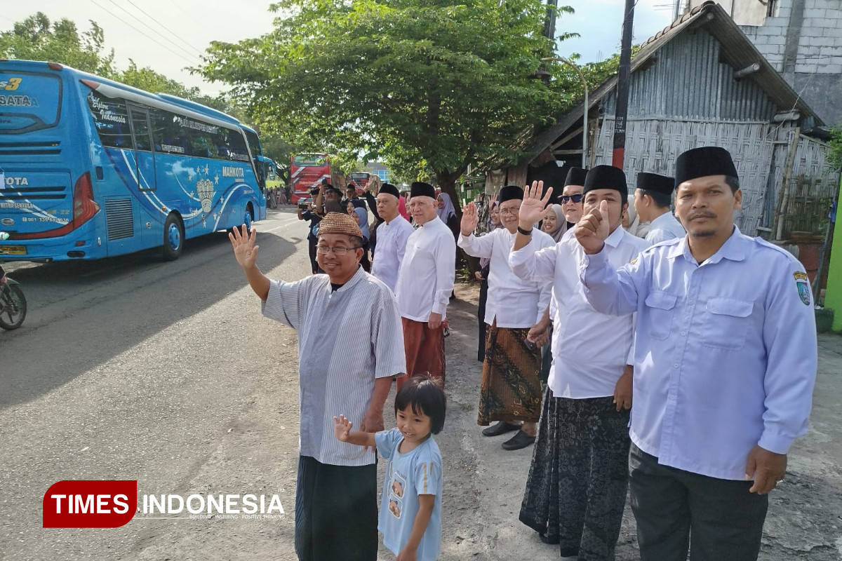 Ribuan Santri Tebuireng Jombang Mudik Bareng