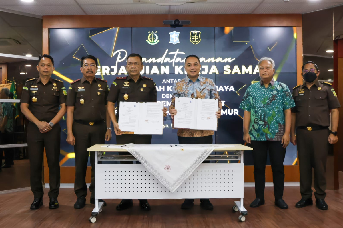 Pemkot Surabaya dan Kejati Jatim Selamatkan Aset PDAM dan Kolam Renang Brantas